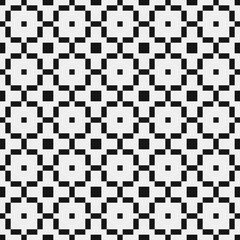 Fototapeta premium Abstract Cross Pattern Dots Logo generative computational art illustration