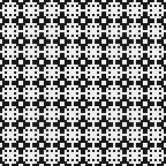 Fototapeta premium Abstract Cross Pattern Dots Logo generative computational art illustration