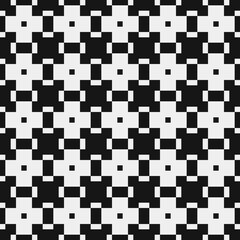 Fototapeta premium Abstract Cross Pattern Dots Logo generative computational art illustration