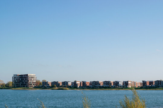 Skyline of Nijmegen Lent in Gelderland
