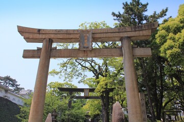 北九州市の八坂神社参道