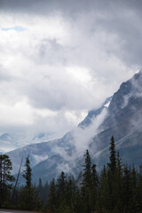 clouds over mountain
