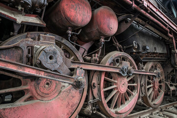 steam locomotive wheels