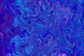 Fototapeta premium Liquid Abstract Fluid vibrant paint colors marbeling swirls of paints and inks of Deep dark and bright artistic colors, green, brown, red, orange, blue, cerise, purple
