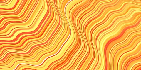 Light Orange vector template with curves.
