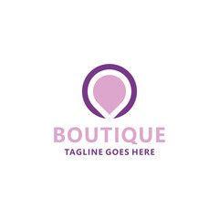 Luxury Boutique Logo design Vector