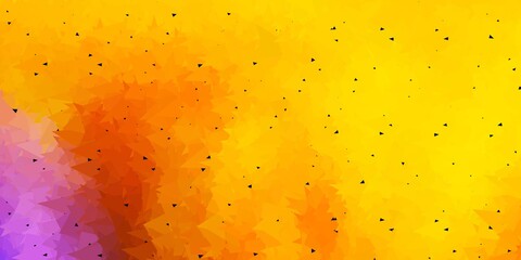 Light blue, red vector gradient polygon texture.