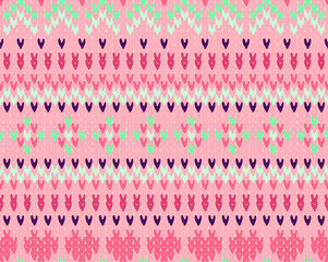 embroidery border design for girls' sweaters