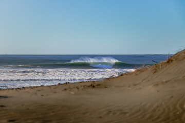 Big Waves Breaks in Northern California near San Francisco