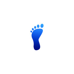 Plakat logo icon templet soles of the feet vector
