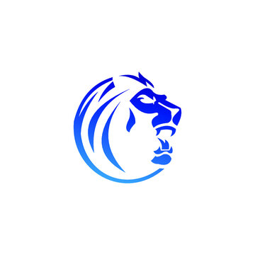 logo templet lion vector icon