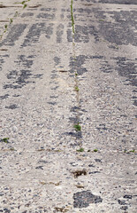 a road made of concrete