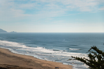 Big Waves Breaks in Northern California near San Francisco