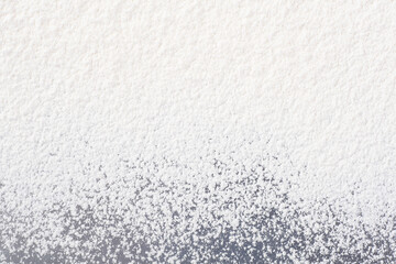 Texture of flour prepare for cooking or baking