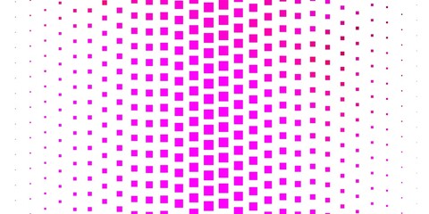 Dark Pink vector backdrop with rectangles.