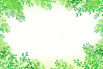 濃いグリーンの背景イラスト素材