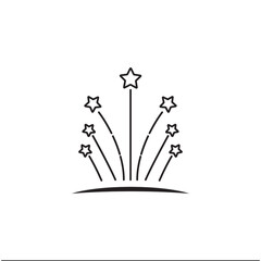 Fireworks Logo Template vector symbol