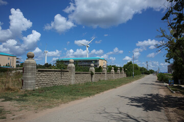 The road in the village kuchugury