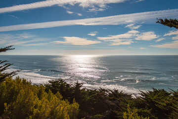 Big Waves Breaks in Northern California near San Francisco