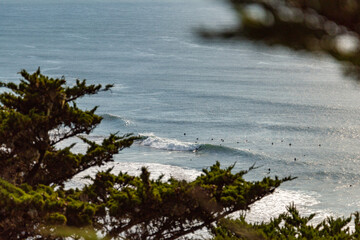 Big Waves Breaks in Northern California near San Francisco