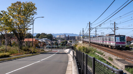 秋空と鉄道（２）