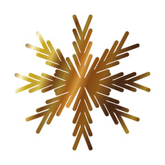modern snowflake icon, gradient style