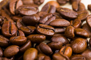 natural fresh roasted coffee beans