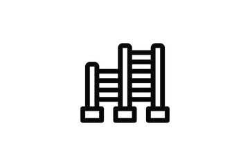 Playground Outline Icon - Ladder