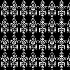 black and white seamless pattern