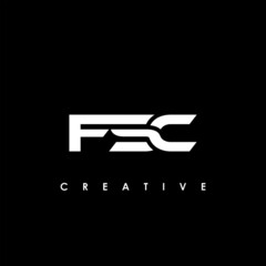 FSC Letter Initial Logo Design Template Vector Illustration	
