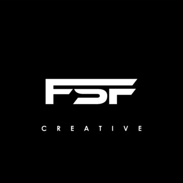 FSF Letter Initial Logo Design Template Vector Illustration	
