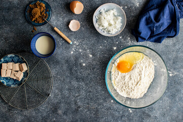 Preparation of ingredients for donut