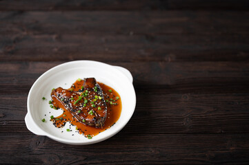 Deep Fried Mackerel with Fish Sauce