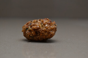 singe piece of INDIAN CHINESE DRY and crispy GOBI MANCHURIAN BALLS for cooking in gravy