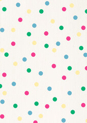 Colorful polka dot patterned background design resource