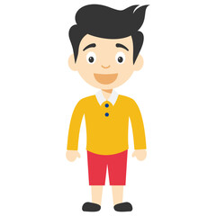 
Cartoon or animated boy character 
