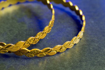 Portrait of oriental jewelry 