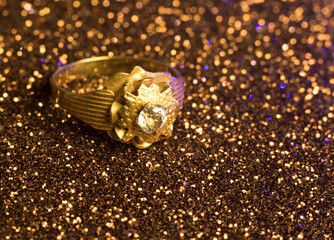 Portrait of oriental jewelry 