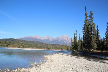 Walking On October Rocks, Jasper National Park, Alberta
