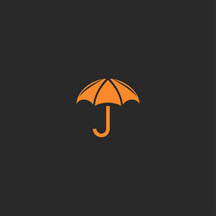 umbrella vector icon design template
