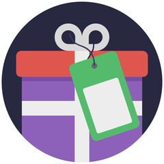 
A wrapped package, gift or present 
