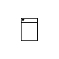 washing machine icon vector
