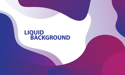 Liquid color background design. Fluid gradient shapes composition. Purple fluid shapes composition with trendy gradients. Vector illustration