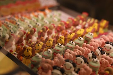 little animals as sweet pastry 