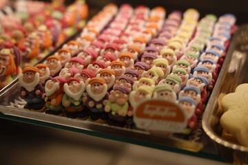 little dwarfs as sweet pastry 