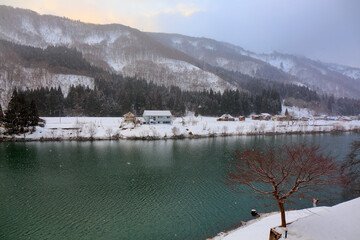 奥会津の雪景色