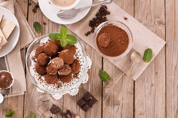 Chocolate truffles.