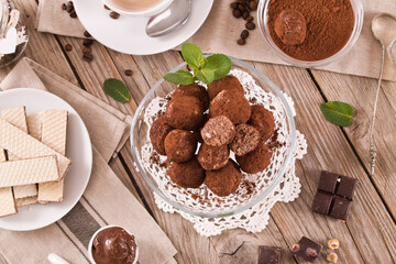 Chocolate truffles.