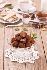 Chocolate truffles.