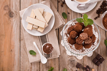 Chocolate truffles.